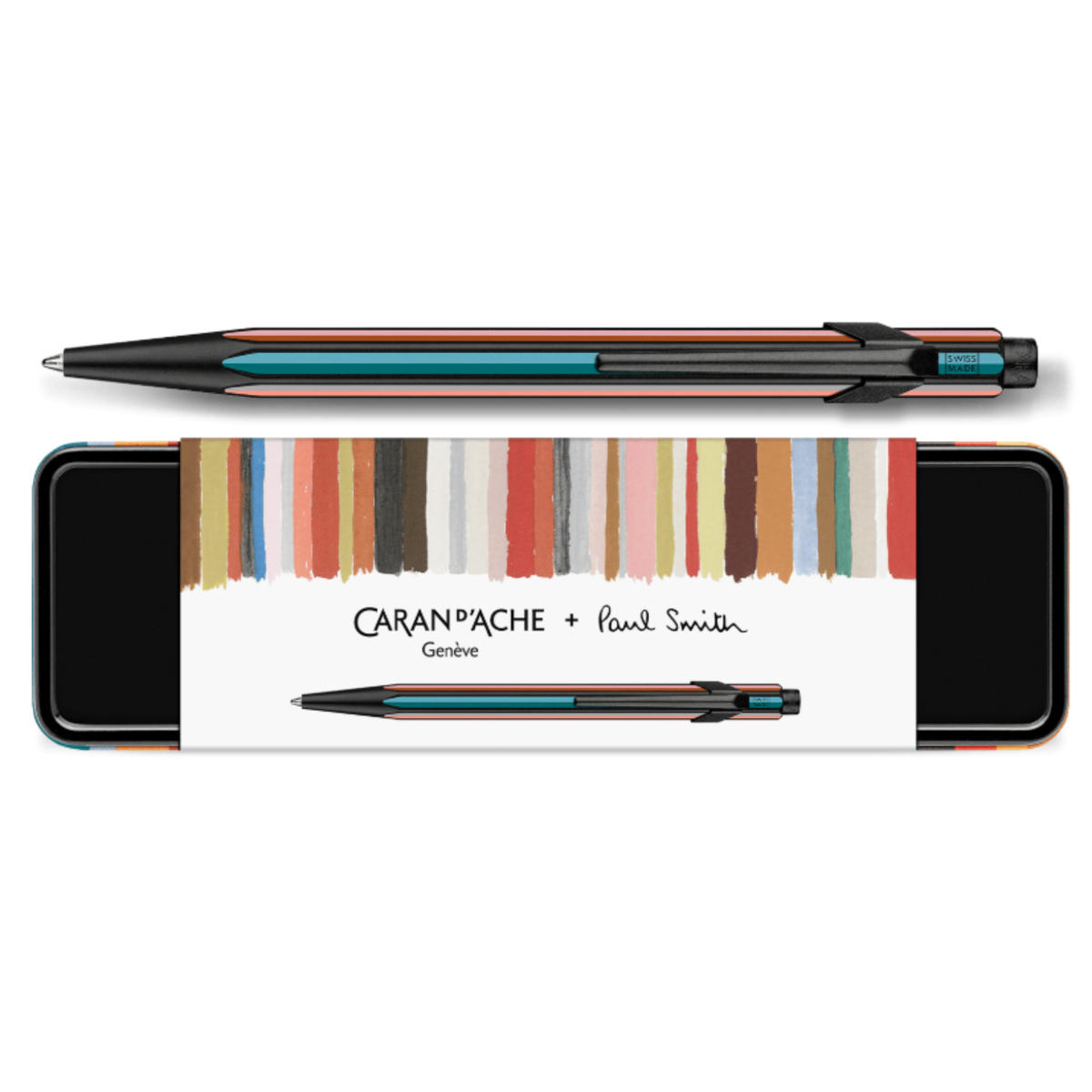 Caran d'Ache 849 balpen Paul Smith in geschenkdoos